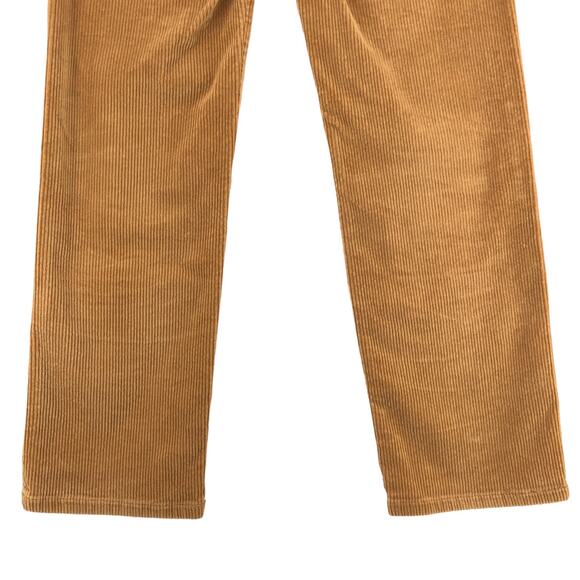 Love Tree Womens Size S Corduroy Pants Exposed Button Fly Stretch Tan Straight - Picture 8 of 13